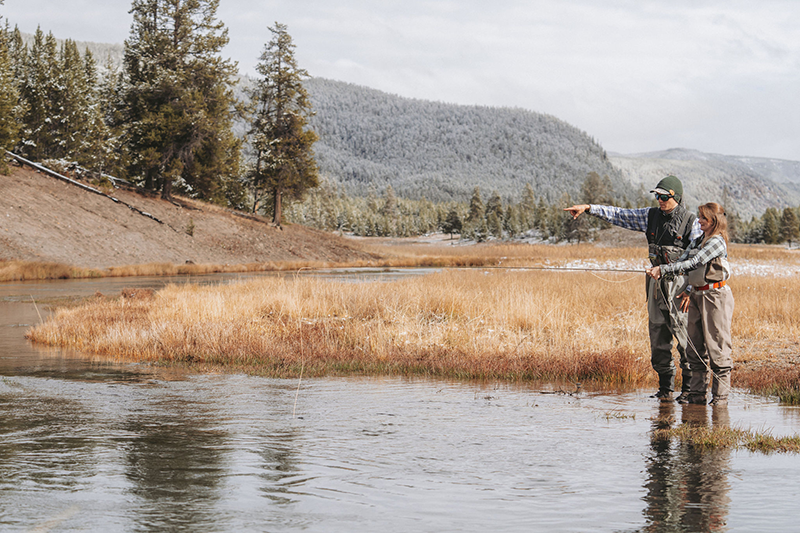 Fishing in Yellowstone