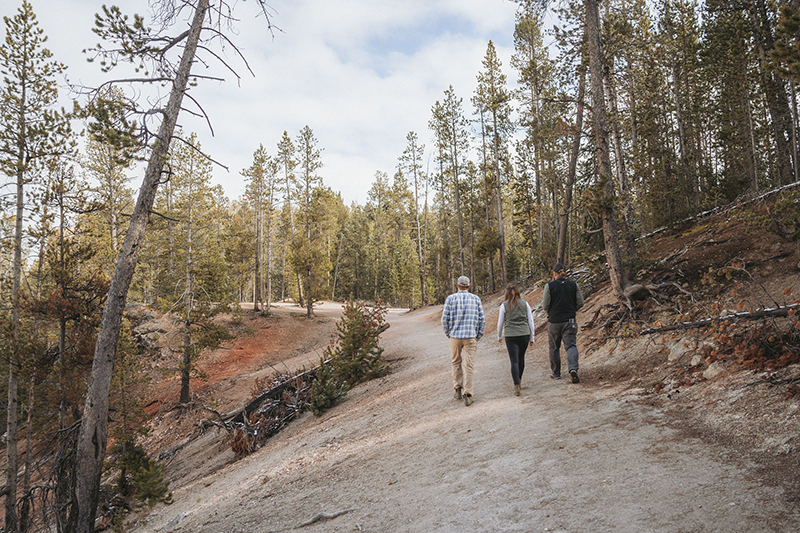 Hiking in Yellowstone