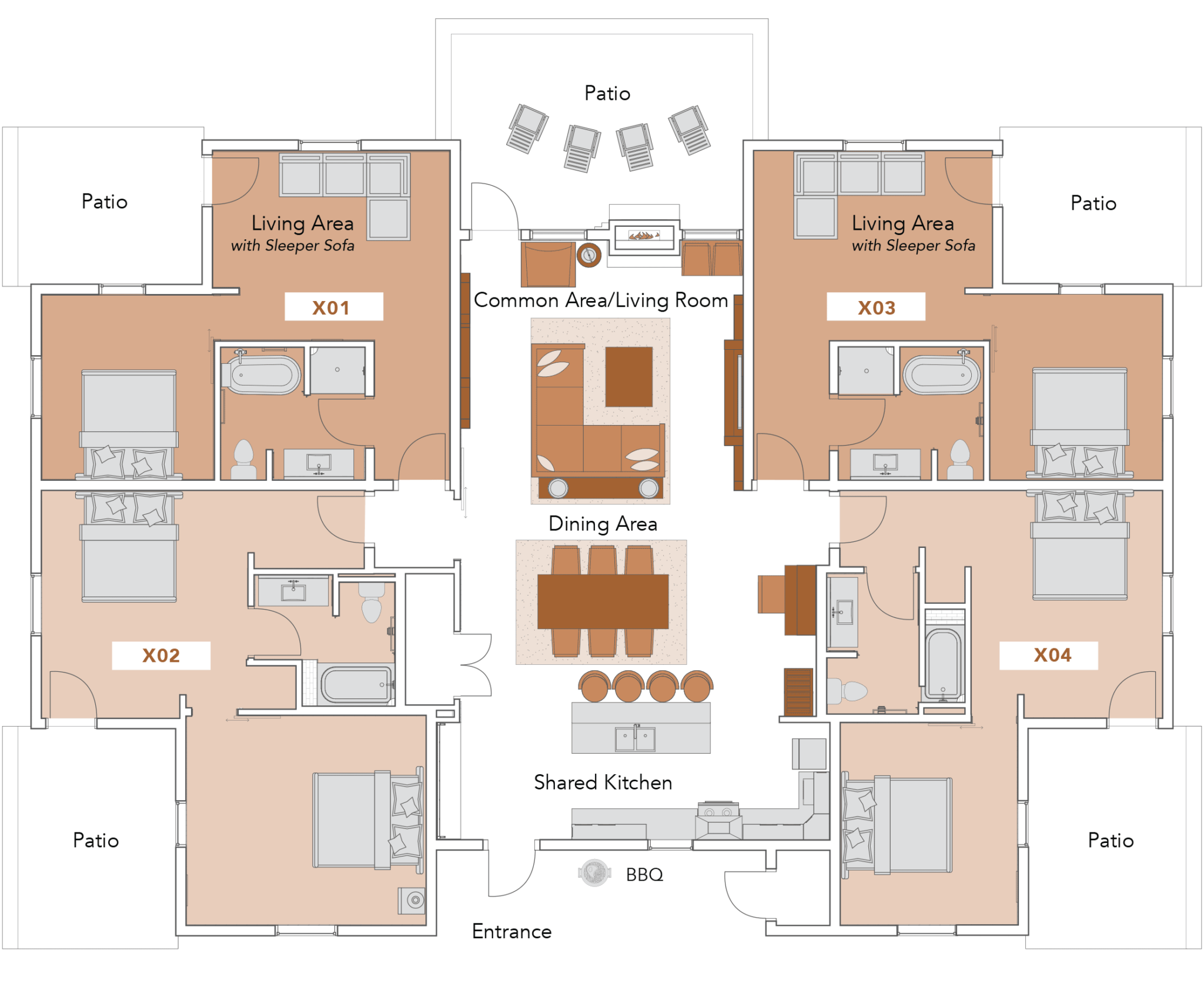 Luxury Lodging Near Yellowstone Ranch Houses At Sage Lodge