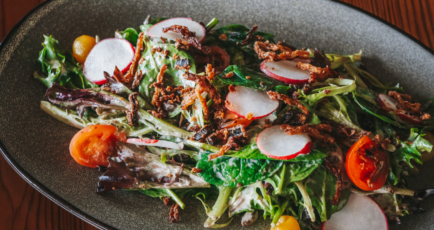 Black Garlic Ranch Salad