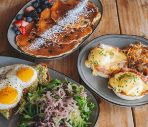 Weekend Brunch items.