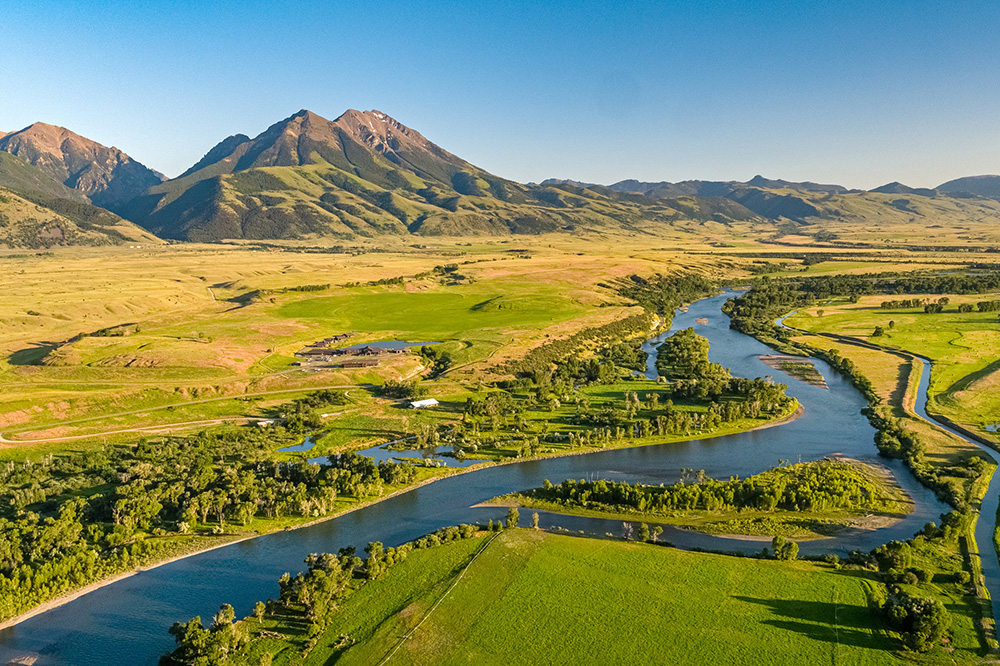 Drone Shot of Paradise Valley