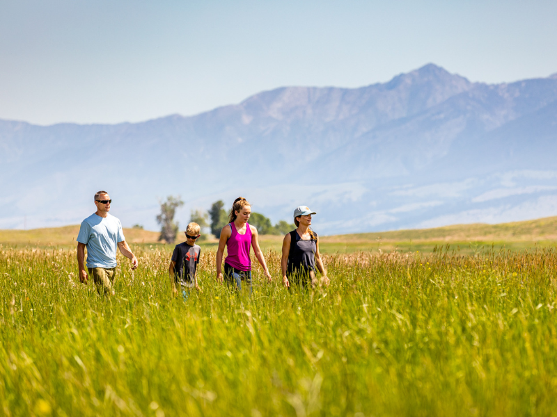 Family on a Guided Hike