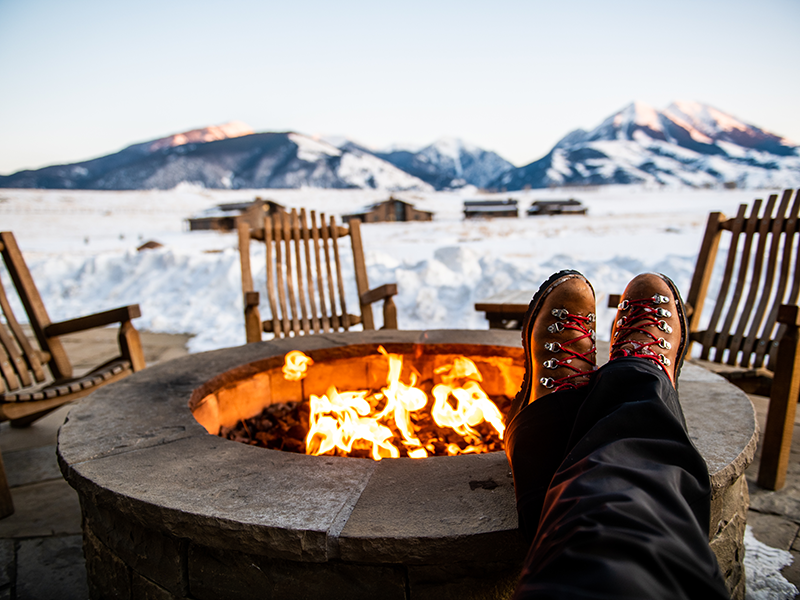 Firepit Winter
